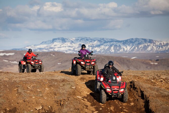 1 Hour ATV Quad Tour : Pick up from Reykjavik (2 persons per ATV) - From downtown Reykjavik to the ATV basecamp