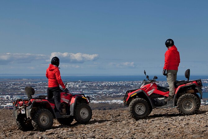 1 Hour ATV Quad Tour : Pick up from Reykjavik (2 persons per ATV) - Getting dressed and learning the ATV