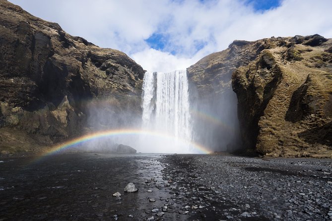 2-Day Ice Cave & South Coast: Glacier Hike and Glacier Lagoon - Skógafoss and its high viewpoint