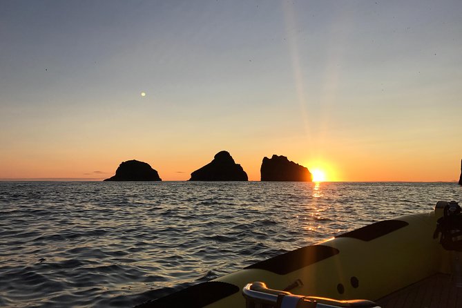 2 hour Round Trip in Vestmannaeyjar on a RIB Boat - The first minutes on the RIB boat