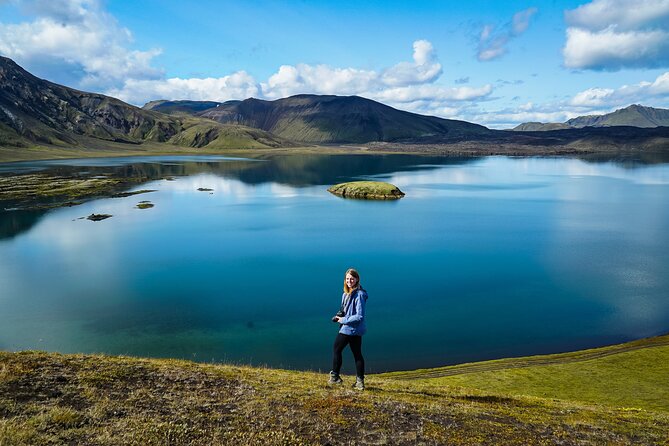 3-Day Icelandic Highlands, Háifoss & Grænihryggur Hiking Tour - Ljótipollur, the oddly named crater lake