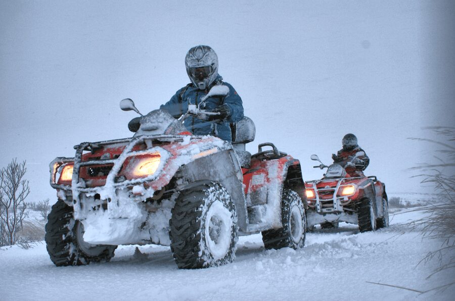 3-Hour Volcanic Springs ATV Adventure From Reykjavik - Lava fields and the Blue Mountain views