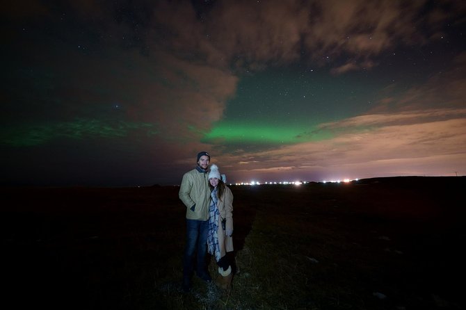 4x4 Reykjavik Northern Lights Tour with Photographer — Aurora RVK - Hot chocolate, rum, and the cold