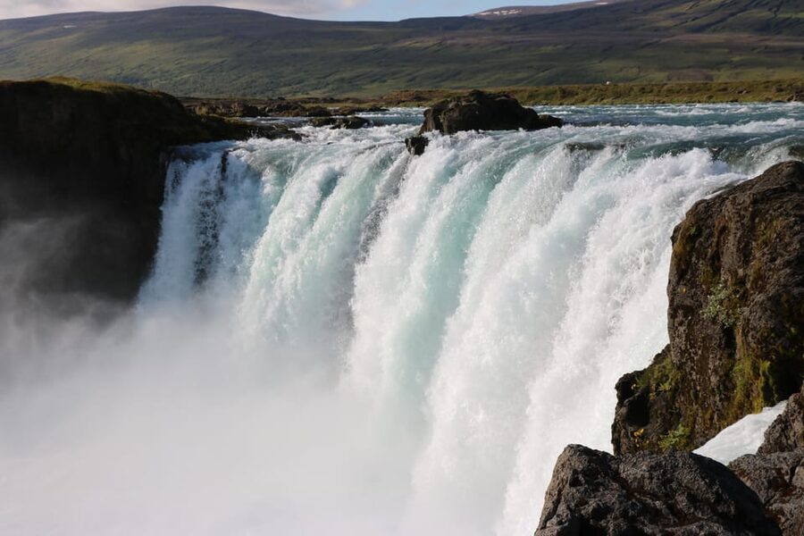 Akureyri Port: Goðafoss and the Forest Lagoon Tour - Setting out beside Eyjafjörður