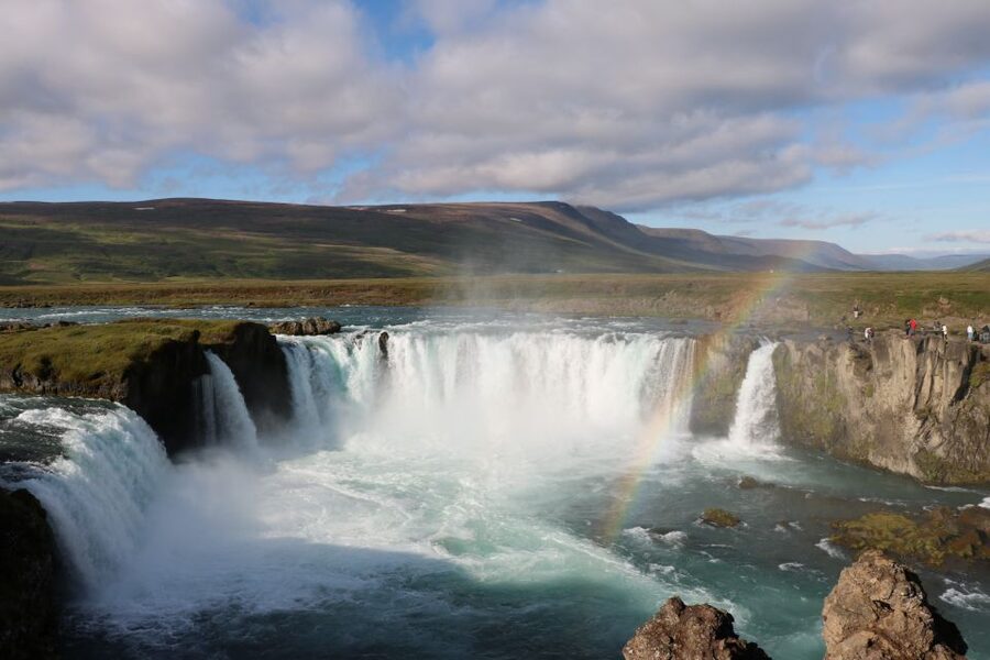 Akureyri Port: Lake Mývatn & Goðafoss Waterfall Day Trip - Skútustaðagígar and the round shapes of volcanic activity