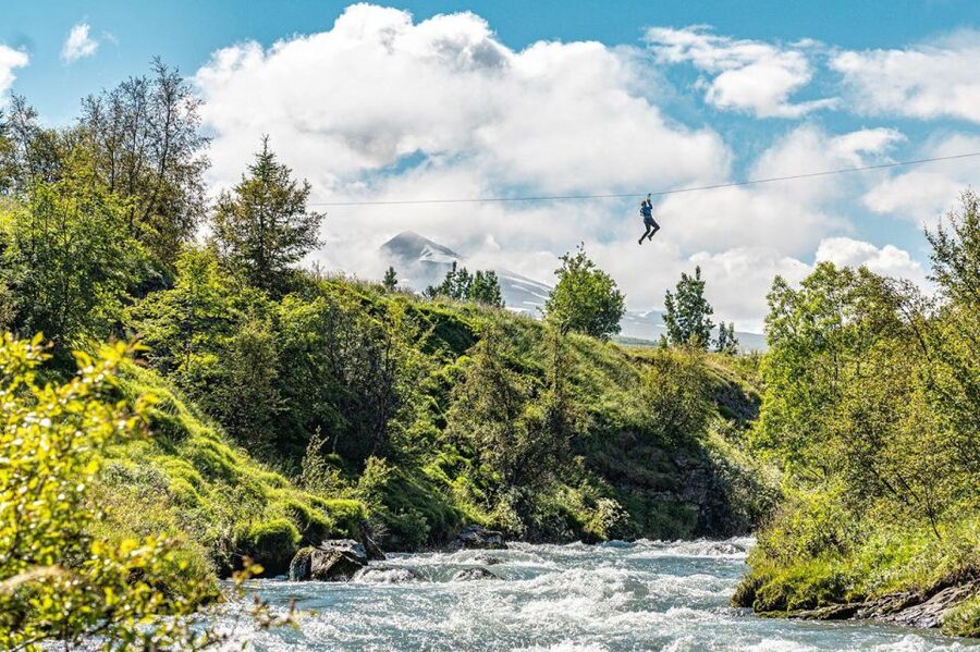 Akureyri: Zipline Tour - Getting Into the Harness and Learning the Basics