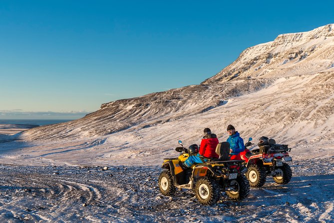 ATV & Golden Circle Adventure from Reykjavik - Riding beside Hafravatn Lake and up Hafrafjall
