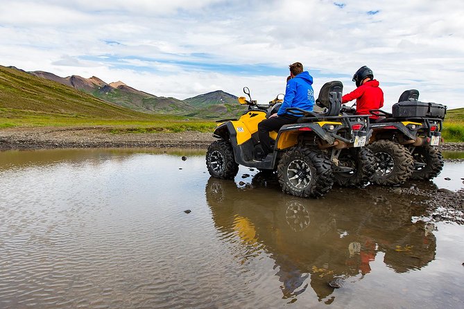 ATV & Helicopter Adventure Tour from Reykjavik - The handoff from quad bikes to helicopter