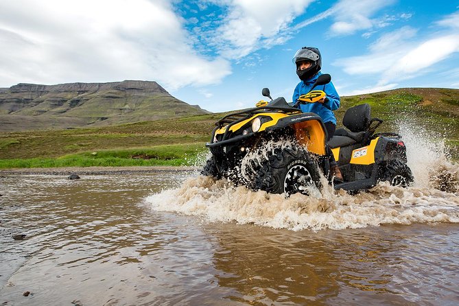 ATV & Rafting Full day adventure from Reykjavik - Riding from lava tracks to Hafrafell Mountain