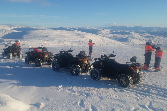 ATV Reykjavik Adventure and View - Riding toward Lake Hafravatn