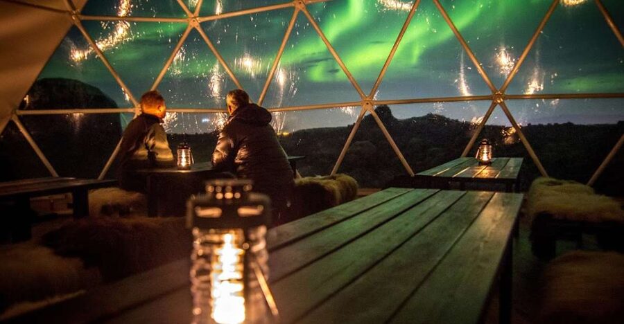 Aurora Basecamp: Northern Lights Nighttime Observation Tour - A Northern Lights outing with somewhere warm to wait