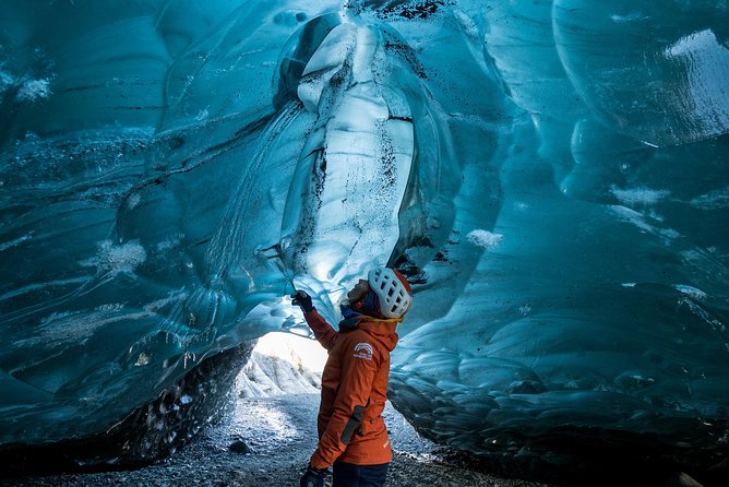 Blue Ice Cave Adventure - The safety equipment you receive