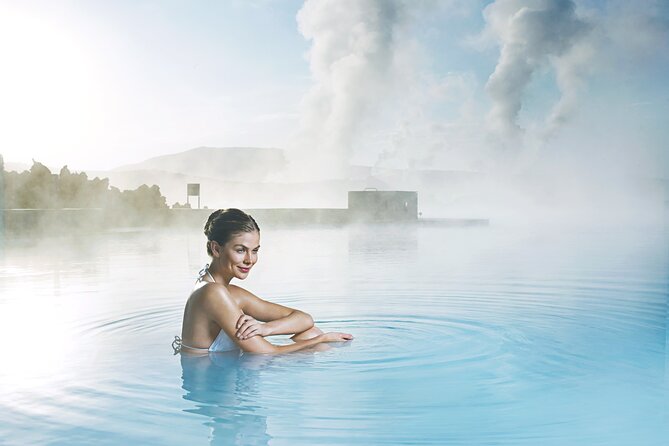 Blue Lagoon Admission Including Return Transfers from Reykjavik - Masks, drinks, sauna, and quiet corners