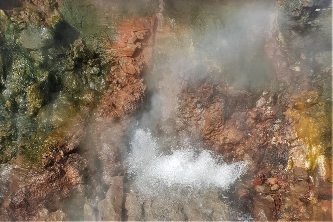 Borgarfjordur - private tour - Hraunfossar, the day’s most unusual waterfall