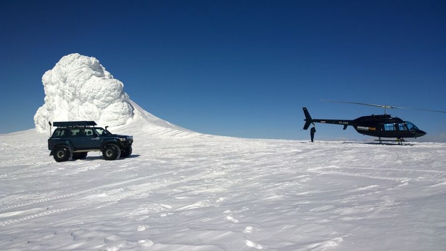 Eyjafjallajökull Volcano and Glacier Jeep Tour - Walking on Eyjafjallajökull’s glacier