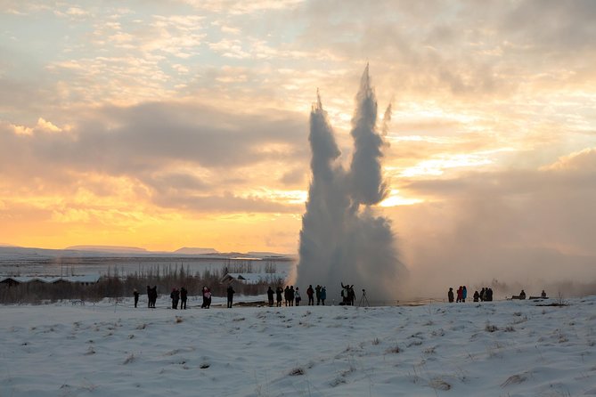 Fontana Geothermal Spa and Golden Circle Tour From Reykjavik - Gullfoss and the three-step waterfall