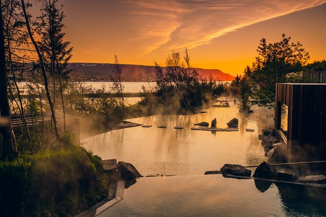 Forest Lagoon and Northern Lights Guided Night Tour - Two hours at Forest Lagoon above Eyjafjörður
