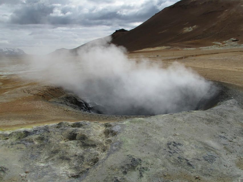 From Akureyri: Diamond Circle Tour with Waterfalls - Hverir: steam, sulfur, and bubbling mud