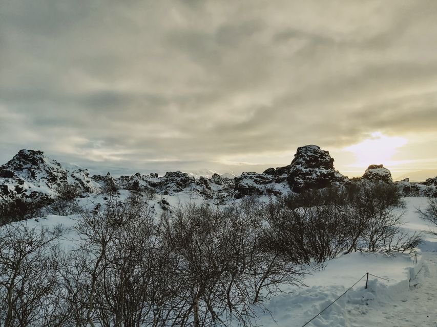From Akureyri: Godafoss and Lake Myvatn - Hverir: geothermal heat, sulphur, and a careful walk