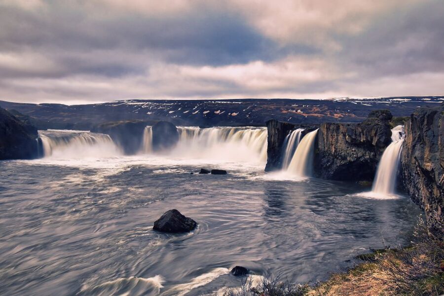 From Akureyri: Godafoss Waterfall Guided Trip with Transfers - The first sight of the Waterfall of the Gods