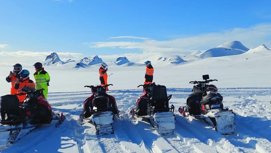 From Geysir: Snowmobile Adventure on Langjökull Glacier - The 50-minute Super Truck trip to base camp