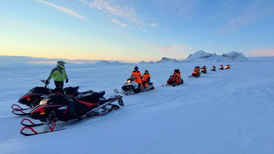 From Geysir: Snowmobile Adventure on Langjökull Glacier - Sharing a snowmobile, and what the ride feels like