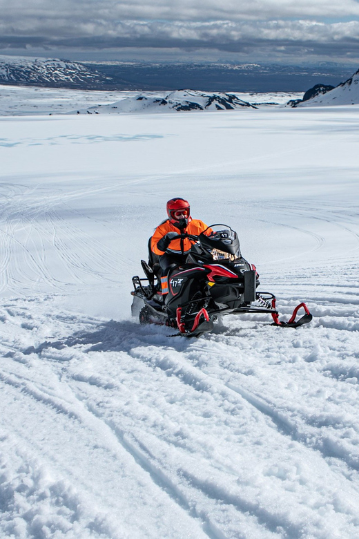 From Geysir: Snowmobiling & Ice Cave on Langjökull Glacier - Getting suited up for the glacier