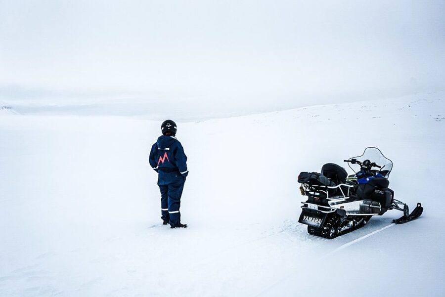 From Gullfoss: Langjökull Glacier Snowmobile Tour - Riding across Langjökull for about an hour