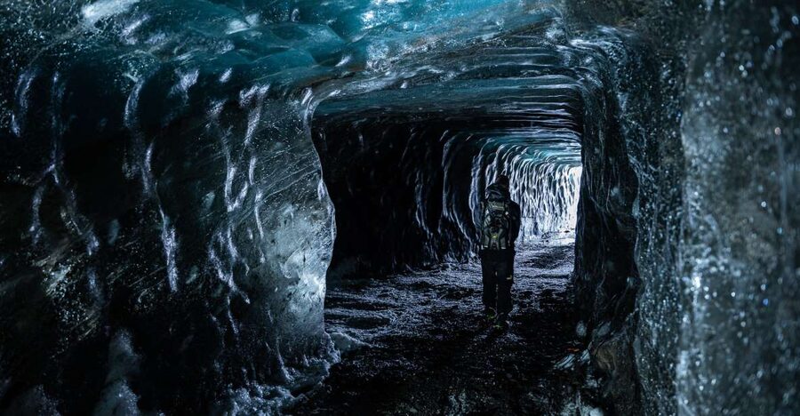 From Gullfoss: Langjökull Ice Cave and Snowmobile Tour - Riding across Langjökull for about an hour