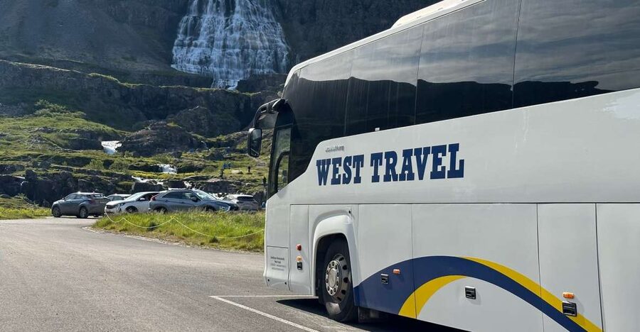 From Isafjordur: Dynjandi Waterfall Guided Day Trip by Bus - The one-hour bus ride through the Westfjords