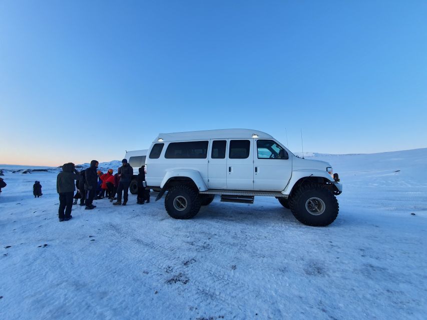 From Reykjavik: 3-Day South Coast Winter Tour with Ice Cave - Entering a blue ice cave beneath Vatnajökull