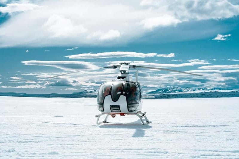 From Reykjavik: Fire And Ice Helicopter Tour with 2 Landings - Starting at Reykjavik Domestic Airport