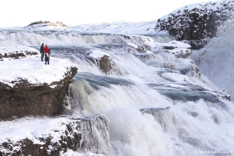 From Reykjavik: Golden Circle and Northern Lights Combo - Gullfoss and the Hvítá River
