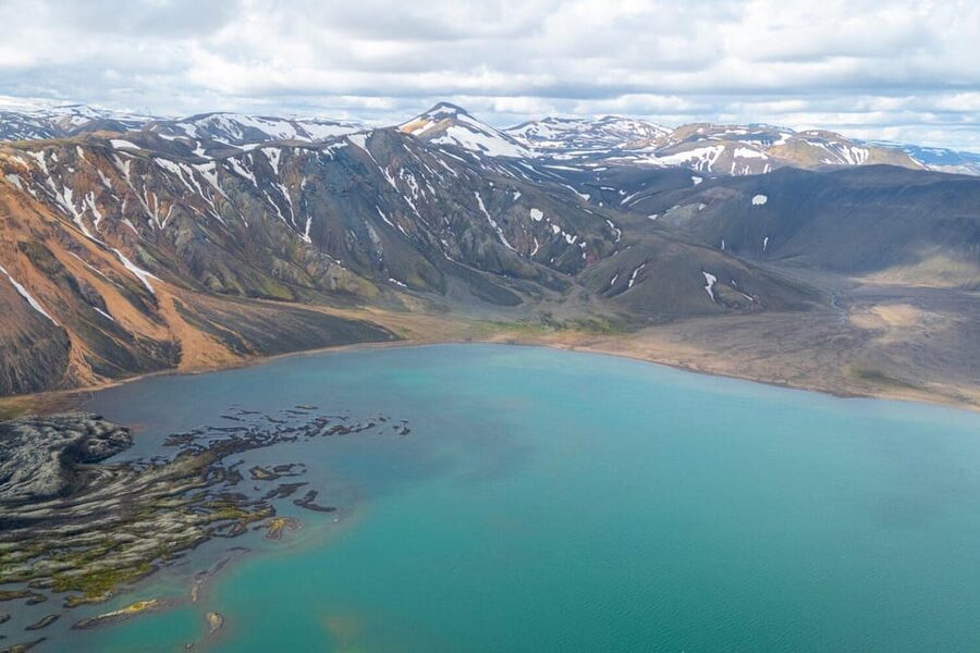 From Reykjavík: Landmannalaugar Super Jeep Day Tour - Ljótipollur shows Iceland’s volcanic color wheel