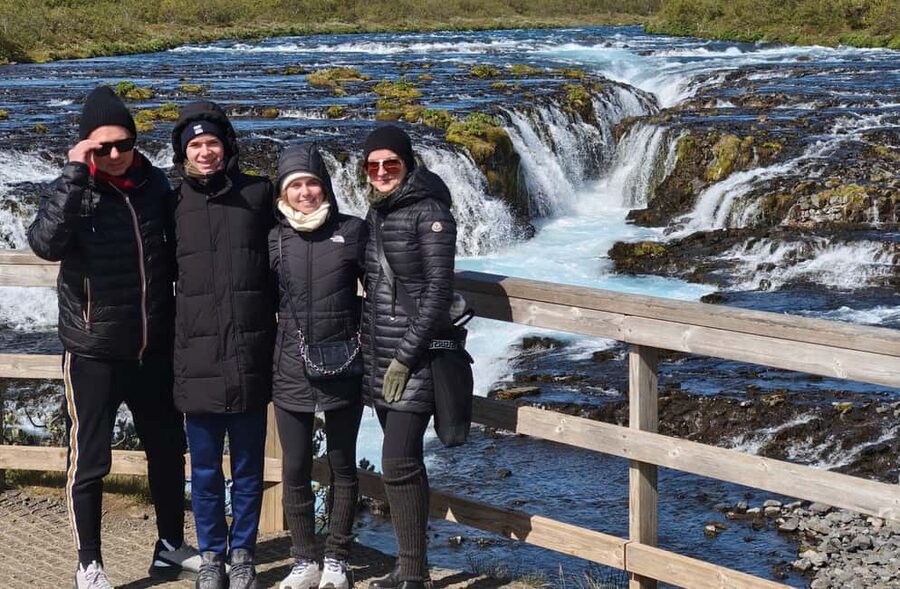 From Reykjavik: Private Golden Circle Tour in Iceland - Brúarfoss brings a quieter blue-water pause