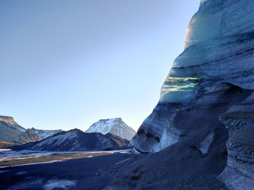 From Vik: Myrdalsjokull glacier and Katla Ice Cave Tour - Inside the ice cave beneath Katla