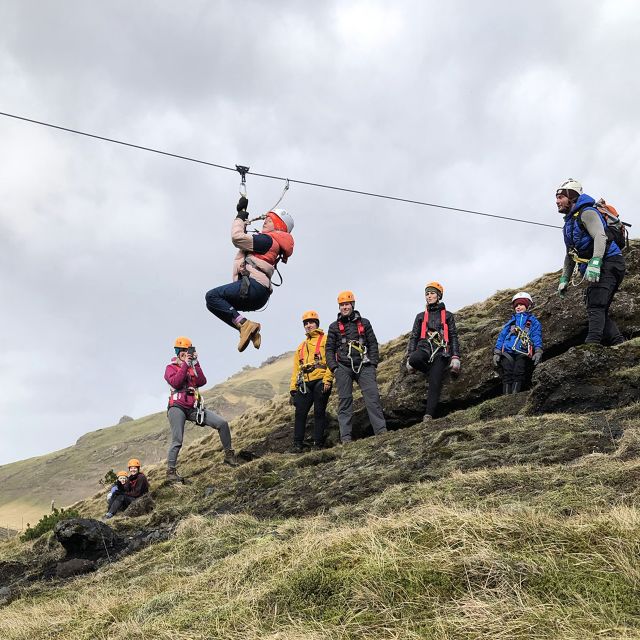 From Vík: Zipline and Hiking Adventure Tour - Weather, clothing, and physical demands