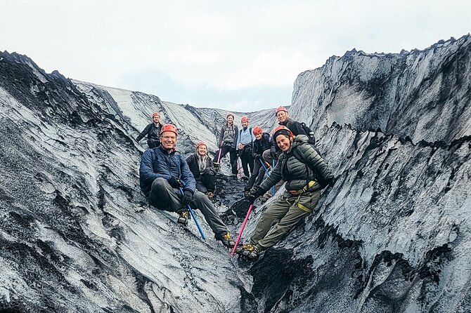 Glacier Hike at Sólheimajökull Shared Experience - Arriving at the Base of the Glacier