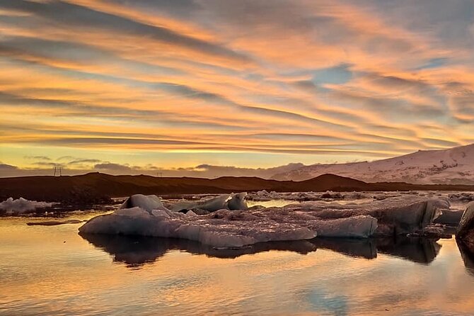 Glacier Lagoon, Diamond Beach, Black Sand Beaches and Waterfalls - Reynisfjara, beauty with a warning label