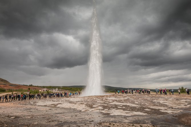Golden Circle and Glacier Snowmobile Experience from Reykjavik - Gullfoss delivers the big waterfall moment
