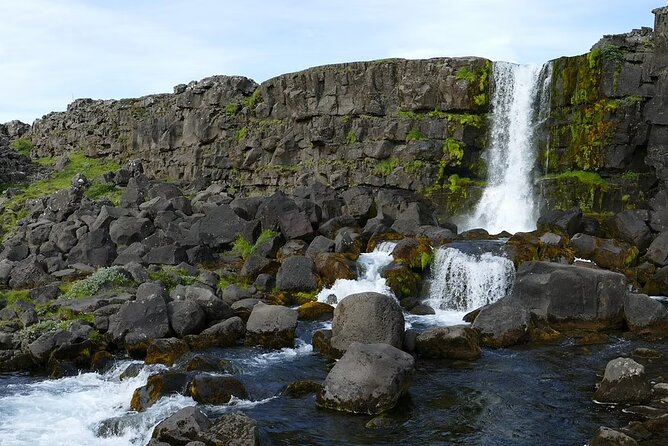 Golden Circle and Sky Lagoon Full-Day Tour - Kerid Crater and a bright volcanic lake