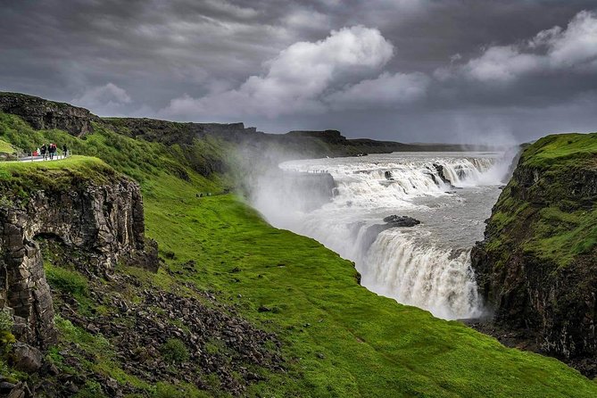 Golden Circle and Sky Lagoon Geothermal Spa Tour from Reykjavik - Gullfoss: Iceland’s waterfall with real force