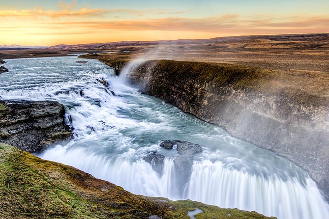 Golden Circle, Farm & Sky Lagoon Admission Small Group Tour - Gullfoss: a powerful waterfall with little wasted time