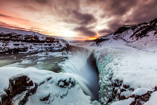 Golden Circle, Fridheimar Farm & Horses Small Group Tour from Reykjavik - Gullfoss: Iceland’s Great Two-Tier Waterfall