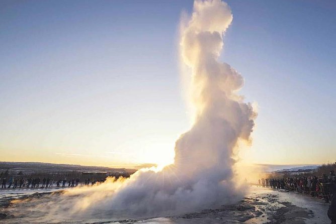 Golden Circle & Kerið Day Tour by Minibus from Reykjavik - Brúarfoss: a blue waterfall with a short visit