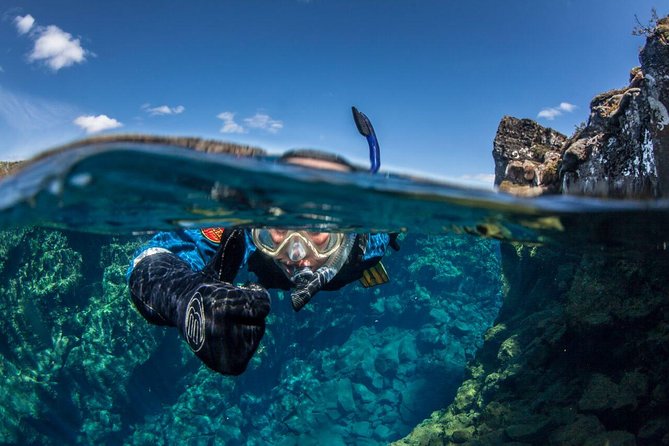 Golden Circle & Silfra Snorkeling Small-Group Supersaver Combo - Geysir and the force beneath Iceland