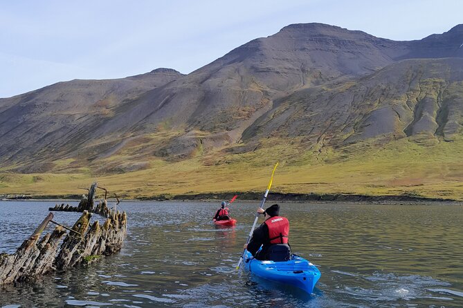 Guided kayak tour in Siglufjörður / Siglufjordur. - Meeting at Siglo Sea Headquarters