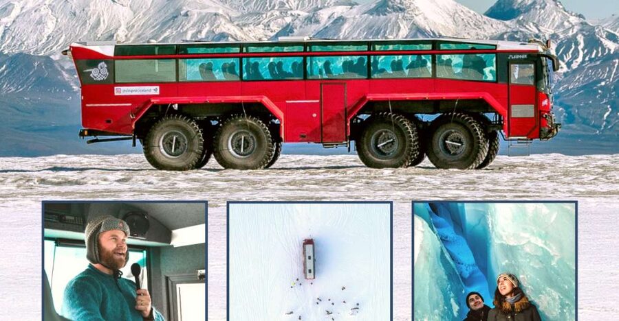Gullfoss: Ice Cave and Glacier Tour in Glacier Monster Truck - Meeting at Gullfoss and Reaching the Monster Truck