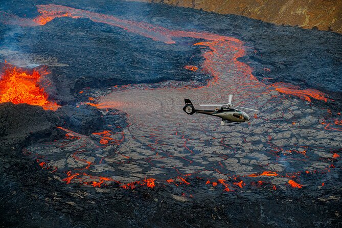 Helicopter Tour Over Iceland’s Reykjanes Volcano Eruption Site - The possible landing near an eruption site