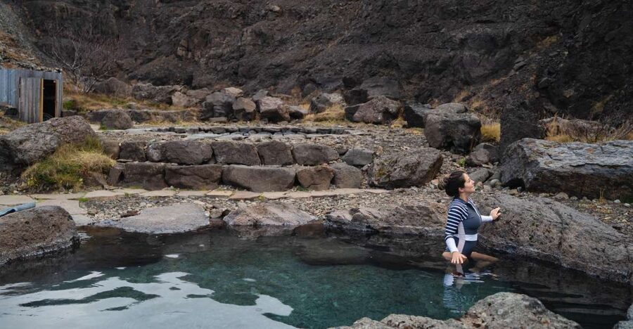 Husafell: Canyon Baths Soak with Short Highlands Hike - Okjökull and the Reality of a Lost Glacier
